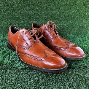 Cole Haan Wingtip shoe. Size 11. Honey Brown Color